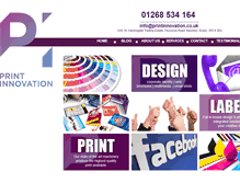 Tablet Screenshot of printinnovation.co.uk